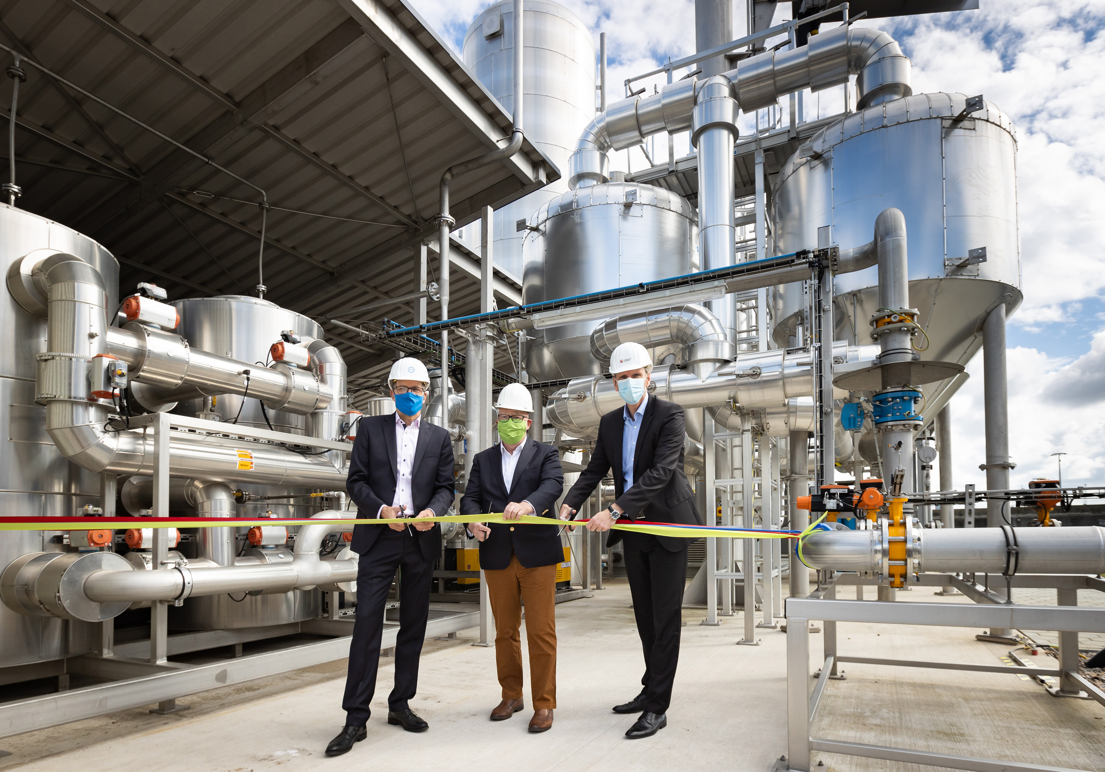 Start für neue Gasaufbereitung auf dem Klärwerk Hamburg