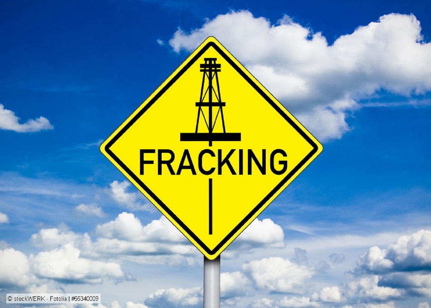 Fracking-Schild