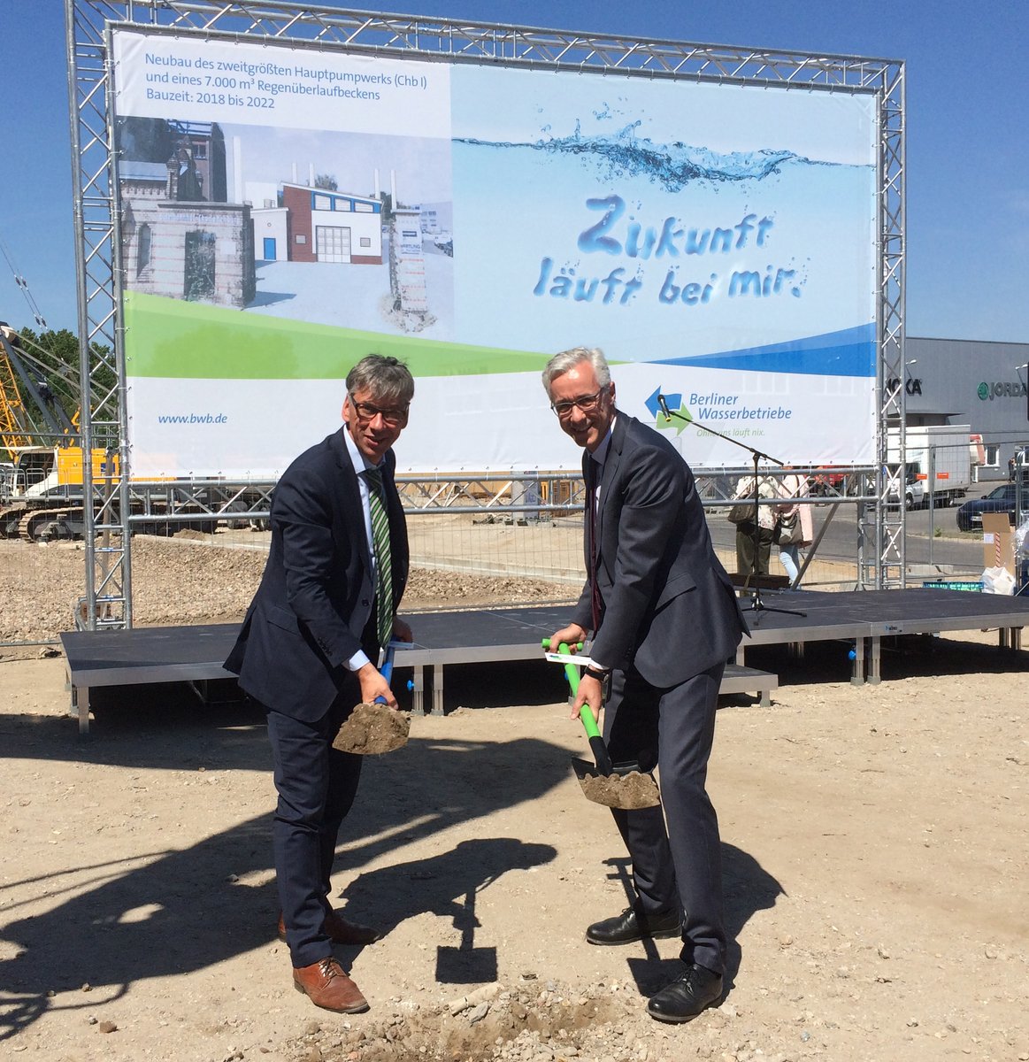Berliner Wasserbetriebe: 60 Mio. Euro für neues Abwasserpumpwerk
