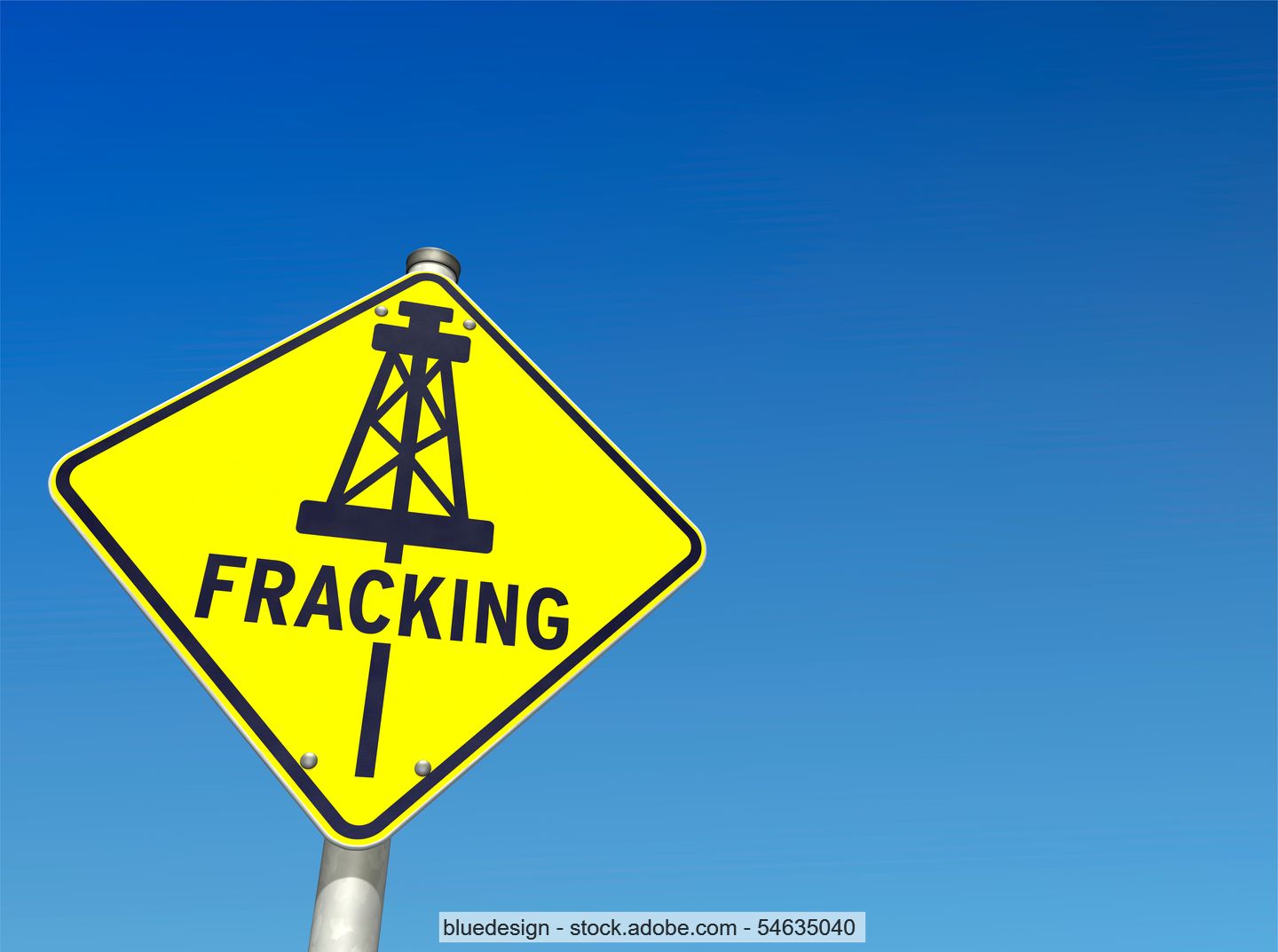 Fracking-Schild